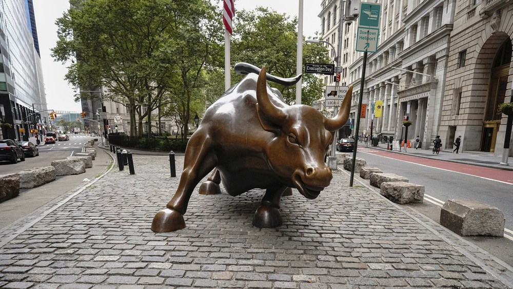 wall street bull statue