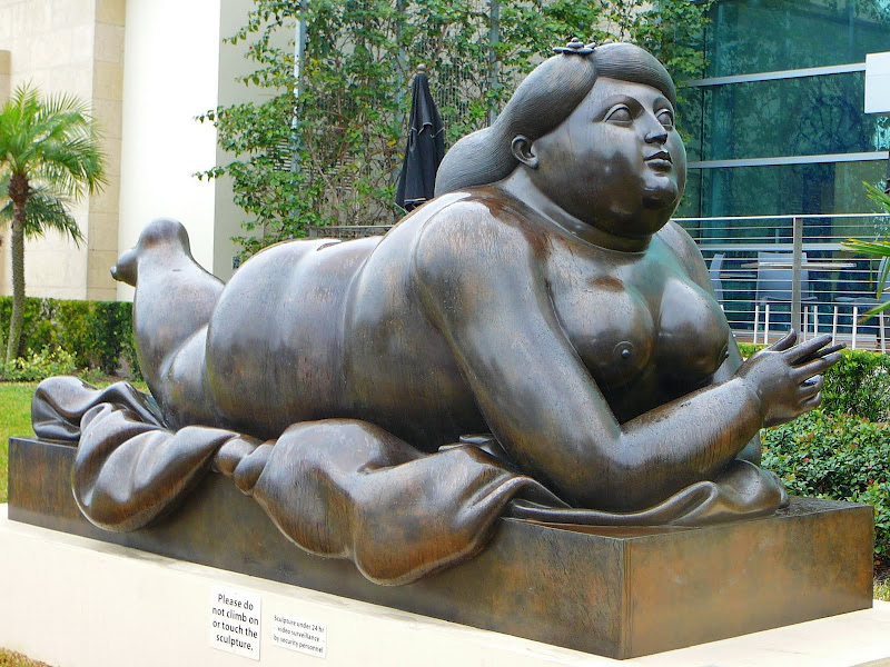 fat woman sculpture