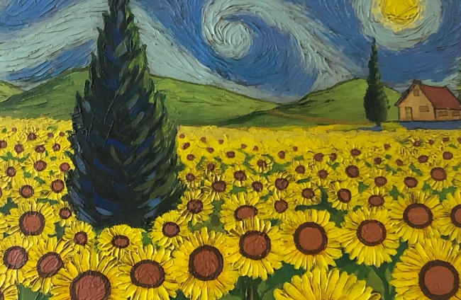 vincent van gogh sunflowers painting