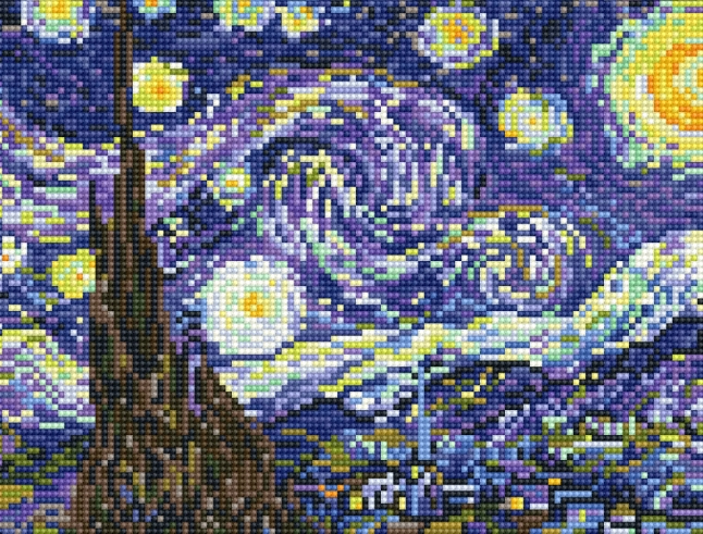 diamond dotz starry night