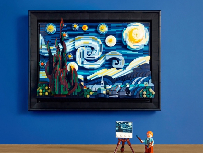 moma lego starry night