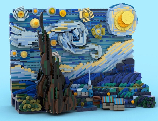 starry night legos