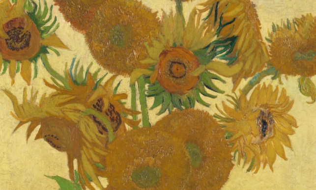famous sunflower painting