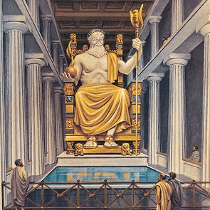 Olympia Greece Zeus Statue