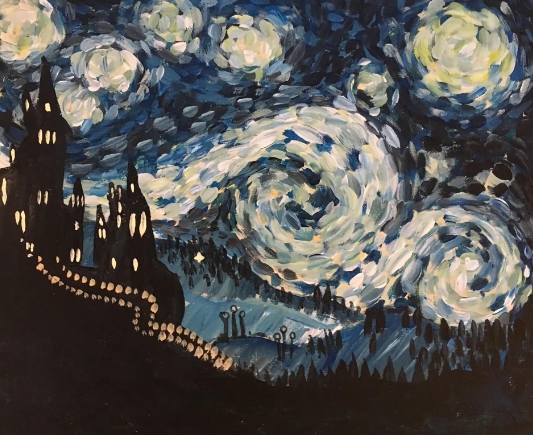 starry night inspired art