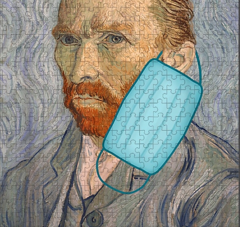 van gogh mask