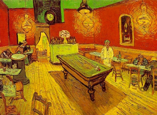 the night cafe painting