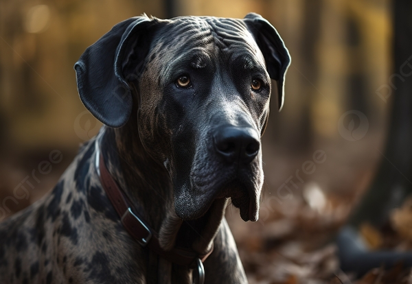 great dane portrait