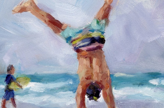 handstand painting