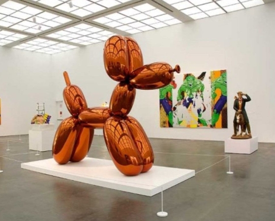 jeff koons most expensive sculpture