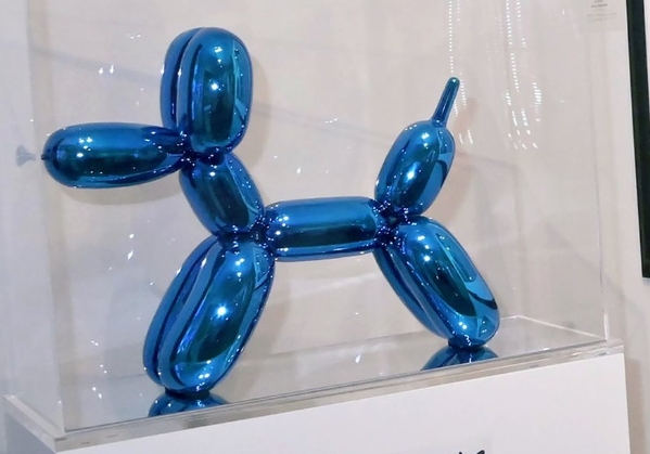 jeff koons glass