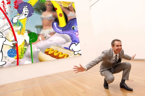 jeff koons oil paintings