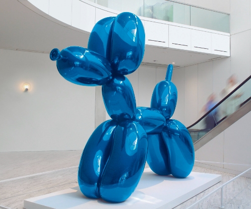 jeff koons famous sculptures