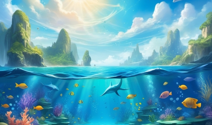 underwater world art