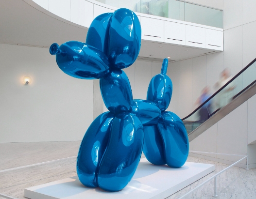 sculpture jeff koons