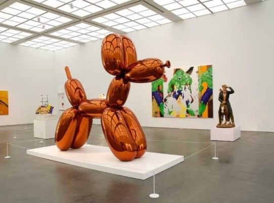 jeff koons sculpture price