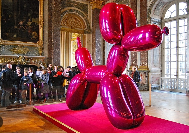 jeff koons versailles