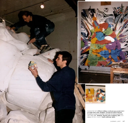 jeff koons studio